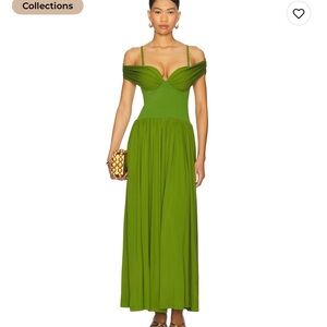 SIMKHAI Amarantha Off Shoulder Dress